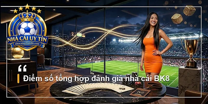 Điểm số tổng hợp đánh giá nhà cái BK8