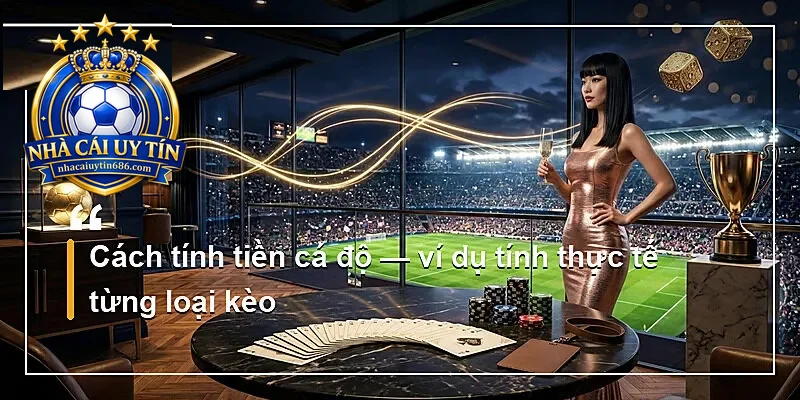 Cách tính tiền cá độ — ví dụ tính thực tế từng loại kèo