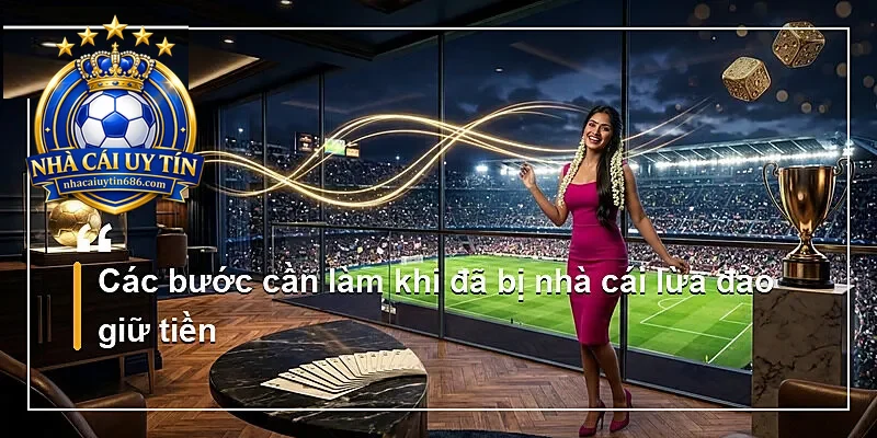 Các bước cần làm khi đã bị nhà cái lừa đảo giữ tiền