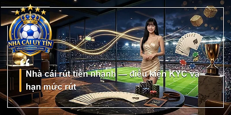 Nhà cái rút tiền nhanh — điều kiện KYC và hạn mức rút