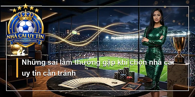 Những sai lầm thường gặp khi chọn nhà cái uy tín cần tránh
