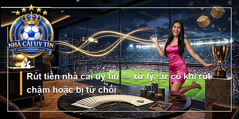 Rút tiền nhà cái uy tín — xử lý sự cố khi rút chậm hoặc bị từ chối